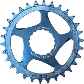 Race Face Cinch Direct Mount Kettenblatt, 52mm, 34 Z., blue