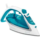 Calor FV5721C0, Trocken- & Dampfbügeleisen, Durilium Airglide Bügelsohle, 190 g/min, Blau, Weiß, 45 g/min, 2400 W