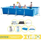 Intex Rechteckiger Frame Pool - 450x220x84 cm - 8-teilig S30317