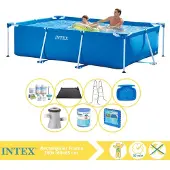 Intex Rechteckiger Frame Pool - 260x160x65 cm - 8-teilig S30099