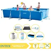 Intex Rechteckiger Frame Pool - 450x220x84 cm - 8-teilig S30291