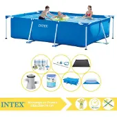 Intex Rechteckiger Frame Pool - 300x200x75 cm - 8-teilig S30222