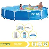 Intex Frame Pool Rund - 366x76 cm - 6-teilig S31602
