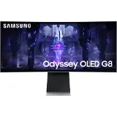 Samsung G85SB, 86,4 cm (34"), 3440 x 1440 Pixel, UltraWide Quad HD, OLED, 0,03 ms, Silber