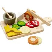 PlanToys Holzspielzeug Käse&Charcuterie Brett
