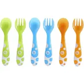 Munchkin Besteck Farbenfroh 6er-Pack