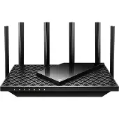 TP-LINK Archer AX72 Pro, Wi-Fi 6 (802.11ax), Dual-Band (2,4 GHz/5 GHz), Ethernet/LAN, Schwarz, Desktop-/Pol-Router