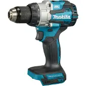 Makita Percussion Driver Drill LXT, Elektrischer Schraubendreher, Pistolengriff, 1/2", Schwarz, Blau, Bürstenlos, 1800 RPM