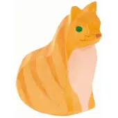 Ostheimer -Katze sitzend