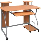 vidaXL Computertisch Braun 110x52x88,5 cm Holzwerkstoff