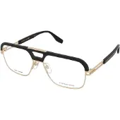 Marc Jacobs Herren MARC 677 RHL Rahmen von BRILLEN Metall Gold / Schwarz Quadratisch