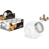 Bigbuy Glasgefäß 2200 ml (17,5 x 13 x 17,5 cm)