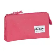 Safta Triple Pencil Case Blackfit8 Strawberry One Size