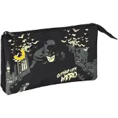 Batman Safta-812269744 Portatodo Dreifach Held 22X12X3Cm, Farbe (812269744) SAFTA