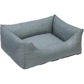 Beeztees Liegebett Sofixa - Hundekorb - Grau - 65x60x20 cm