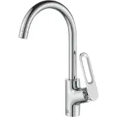 Laveo Design Spültischtischarmatur stehend mit U-Auslauf Chrom