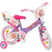 Toimsa Kinderfahrrad Paw Patrol Skye Fahrrad Mädchen 14 Zoll