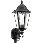 Eglo Außenwandleuchte Navedo, schwarz, Aluminium, Antik, Wandleuchte außen