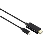 Hama 00122205, 1,8 m, USB C, Schwarz