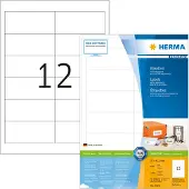 Herma Premium-Etiketten auf DIN A4-Blättern, 2400 Etiketten, 200 Bogen