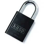 Kasp K14040BLAD Hængelås 38 mm Forskellige Sort