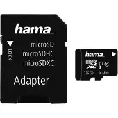 Hama 256GB MicroSDXC UHS-I, 256 GB, MicroSDXC, Klasse 10, 80 MB/s, Schwarz