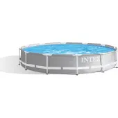 Intex 26712GN, 6503 l, Gerahmter Pool, Erwachsener & Kind, Blau, Grau, 24,9 kg