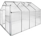 TecTake Gewächshaus 7,7 m³ 185 x 250 x 195 cm
