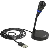 DeLOCK 65868, PC-Mikrofon, -37 dB, 70 - 15000 Hz, 2200 Ohm, 16 Bit, 48 kHz