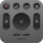 Logitech MeetUp, Webcam, RF Wireless, Drucktasten, Grau