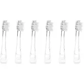 Ailoria BUBBLE BRUSH - Ersatzbürstenköpfe 6er Set TRANSPARENT