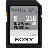 Sony SF-E256, 256 GB, SDXC, Klasse 10, UHS-II, 270 MB/s, 120 MB/s