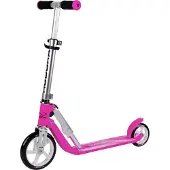 Hudora Little BigWheel Scooter - magenta - Aluminium-Roller für Kinder ab 3 Jahren - höhenverstellbar & zusammenklappbar - für bis zu 100kg