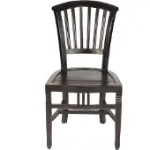 SIT Möbel Esszimmerstuhl aus Mahagoni-Holz | antikfinish | B 50 x T 55 x H 95 cm | 09554-30 | Serie SAMBA