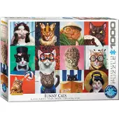 Eurographics Puzzle Lustige Katzen 1000 Teile