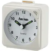 Hama Wecker Reisewecker "A50", Weiß