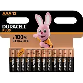 Duracell Plus New AAA BPH12 (MN2400/LR03)