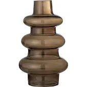 Bloomingville Rauke Vase Braun - , Braun / Rost, für Wohnzimmer, Glas