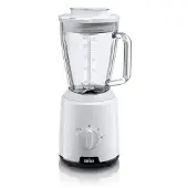 Braun PowerBlend 1 Standmixer JB 1050 Weiß JB1050WH