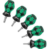 Wera Stubby Set TX 1 Schraubendrehersatz TORX, 5-teilig - 05008876001
