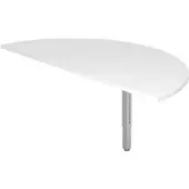 Hjh OFFICE PRO RA160 G - Ansatztisch 160x80 Grau