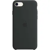 Apple Original iPhone SE (2022 / 2020) Hülle - Silikon - Backcover/Soft Case - Schwarz