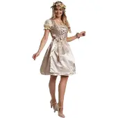 Dressforfun Mini-Dirndl Burgau Modell 2 S - Faschingskostüm Kostüm Halloween Kostüm Fasching Kostüm Karneval Party Kostüm - 304680