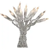Konstsmide - LED Minilichterkette, 35 warm weiße Dioden, 230V, Innen, transparentes Kabel ; 6302-103