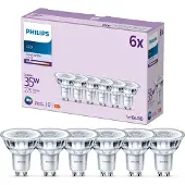 Philips Spot 35W PAR16 GU10 x6, 3,5 W, 35 W, GU10, 275 lm, 15000 h, Kaltweiße