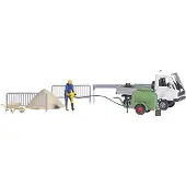 Busch 7904 H0 Hako Multicar med kompressor og tryklufthammer
