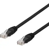 Deltaco TP-620UV, 20 m, Cat6, U/UTP (UTP), RJ-45, RJ-45, Schwarz