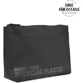 Studio - Men's Washbag 100% Recycled Plastic Black - Kulturbeutel