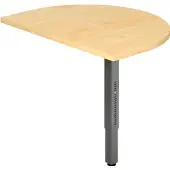 Hjh OFFICE PRO RA60 G - Ansatztisch 60x80 Ahorn