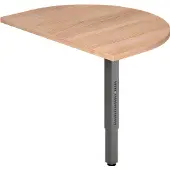 Hjh OFFICE PRO RA60 G - Ansatztisch 60x80 Nussbaum